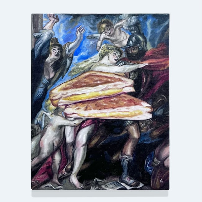 Jack Estenssoro “F$* it Grilled Cheese in the Renaissance Painting”