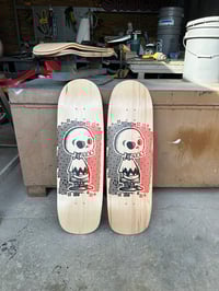 Image 1 of 9.875" Dump Truck Pool Shape/Cruiser - Gnarly Brown - OLD BONES THERAPY COLAB