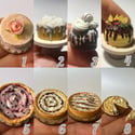 Miniature cakes and pies for dollhouse 1:12 scale