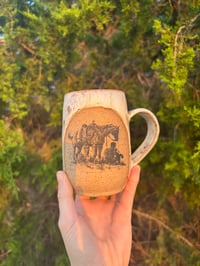 Image 2 of Speckled White Cowboy Shade 2