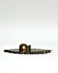 Image 4 of Gold Zahra Scalloped Wall Sconce