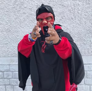 Image of implemonti “Red Ranger: Eternal Cloak” Hoodie