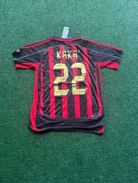 Image 2 of     AC Milan Golden Kaká #22 Retro Home Jersey