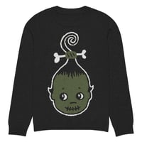 Image 1 of Shrunken Kewp Knitted crew neck sweater