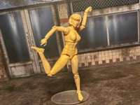 1/12 Scale Female Blank Figure (Beige) 
