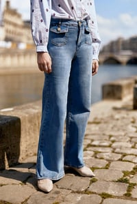 Image 2 of Pantalón Peyton Vaquero Claro