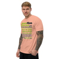 Image 12 of Jesus Has Returned .com Fitted Short Sleeve T-shirt