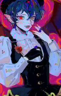 [oc] Hungry Vampire Print