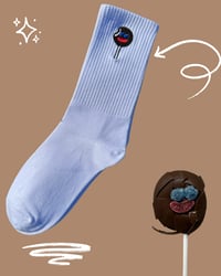 Image 1 of Paleta Payaso - Women’s Embroidered Socks