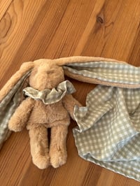 Image 3 of DOUDOU VICHY VERT SAUGE ET SON LANGE 