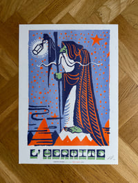 Image 1 of Tarot L’Hermite riso print A3