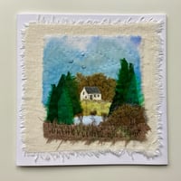 Image 3 of Original hand-stitched greetings card (2)