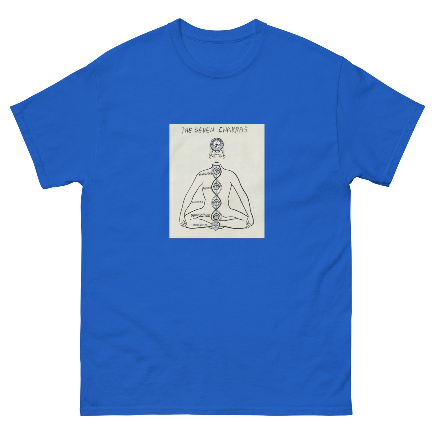 Image of THE SEVEN CHAKRAS T-SHIRT 