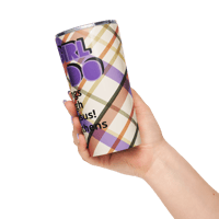 Image 3 of Tapered stainless steel tumbler 20oz (THIS GIRL CAN DO All Things)