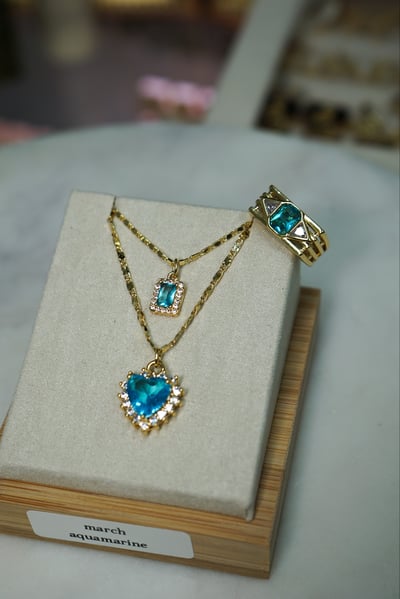 Image of march ‘24 aquamarine collection