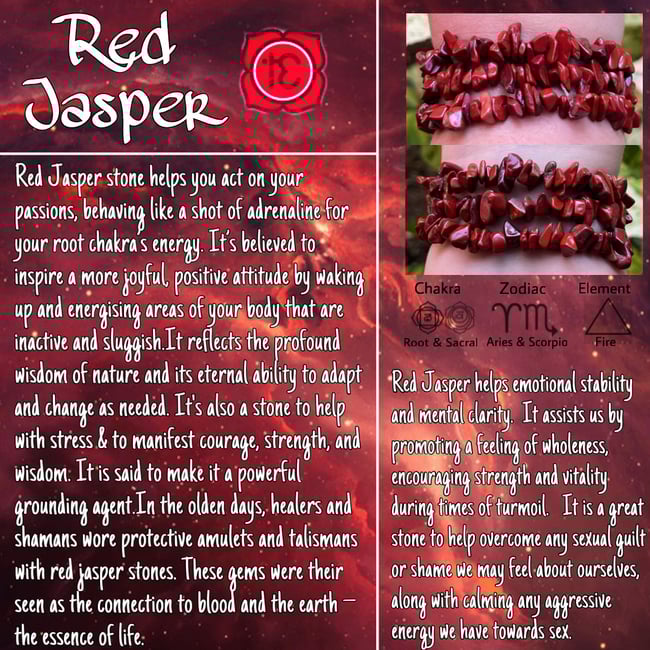 Red Jasper Healing Bracelet 