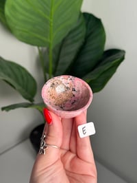 Image 6 of CHOOSE YOUR OWN PINK RHODONITE MINI BOWLS -PERU-