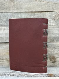 Image 3 of Medium Leather French Link Blank Book