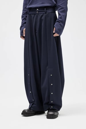 Image of EQUALNEAR - Horizon Wide Pants (Blue)