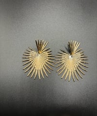 Image 3 of Geometric Dangle Shape Earrings 
