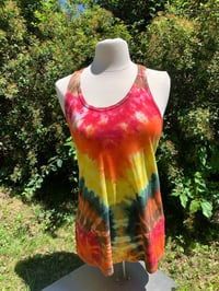 Image of Medium Rasta Racerback Tank Top