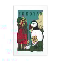 Føroyar vintage postcard
