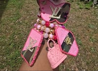 Image 2 of Pink & Camo Butterfly Stack Bracelets