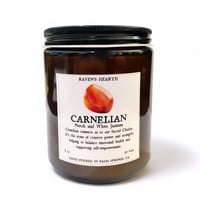 Image 3 of Carnelian Crystal Candle