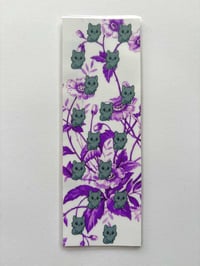 Image 3 of Lot de Marque-page Kawaii – Petits Chats & Fleurs 🌸