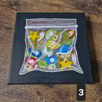 Image 3 of Mario "party bags" hand painted canvas 