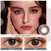 Image 3 of Fresh and go 3 tone yearly contact lenses with case 