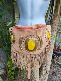 Image 8 of Dolly Bumbag suede fringe tassles Tan