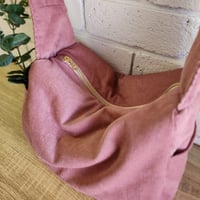 Image 4 of Dusty Pink Cord ~ Cozy Carry All Bag