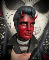 Image 2 of Handsome Devil Ceramic Elvis Bust 