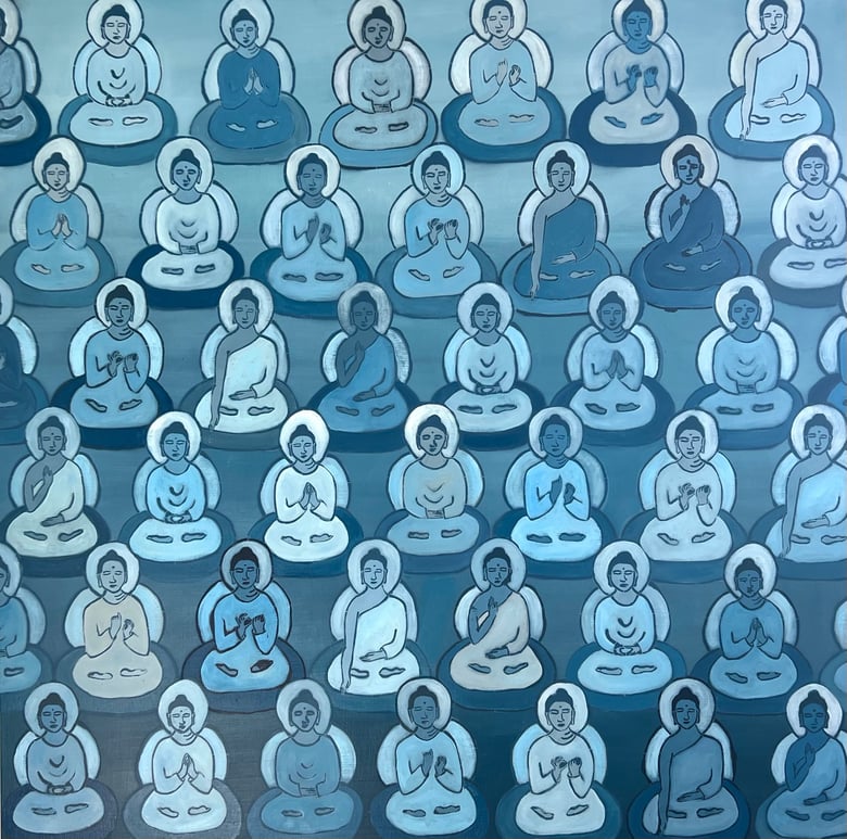Image of Healing Blue Buddhas