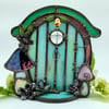 Mushroom Garden Fairy Door Candle Holder 