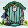 Mushroom Garden Fairy Door Candle Holder