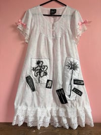 Image 1 of Flail And Lace Mini Dress 1/1 Size M