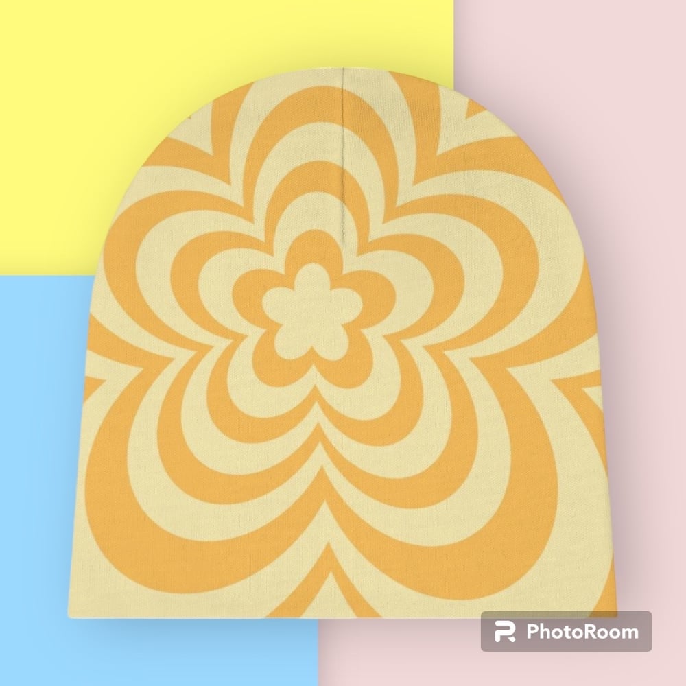 Image of FLWR PWR baby beanie