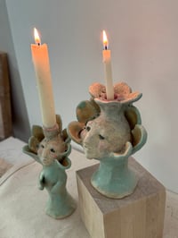 Image 4 of Clay:sunflower friend candleholders