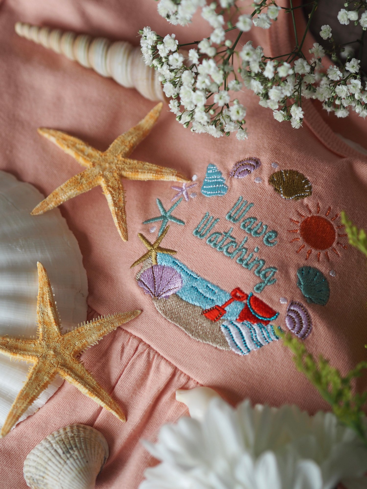 Image of Sunshine & Seashells - Pink Dress 