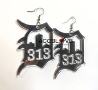Image 2 of Detroit's 313 Earrings
