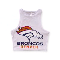 Broncos Crop Tank Top