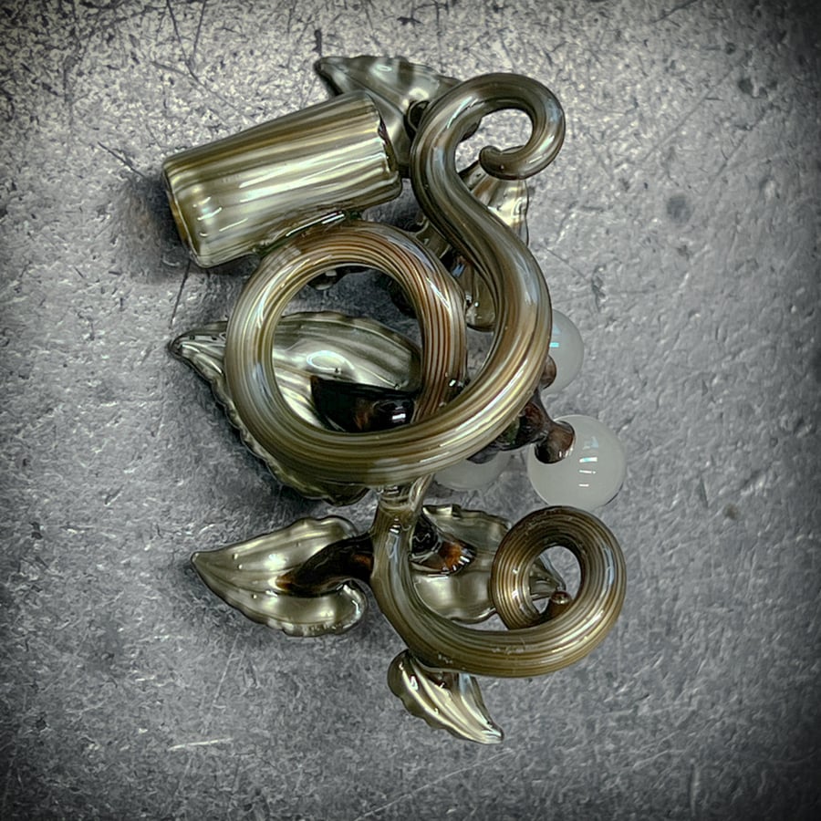 Image of Metallic Pearl Fruit Vine Pendant