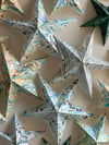 Marbled Paper Stars