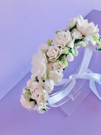 Image 2 of Wild rose flower crown 
