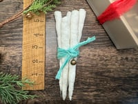 Image 1 of Spun Cotton Icicle Ornament