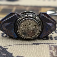 Image 11 of Preorder A New Linkage Button---DOME in Damasteel