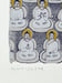 Image of Lavender Buddhas with Gold Halos II
