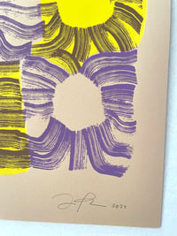 Image 2 of Sunflowers print